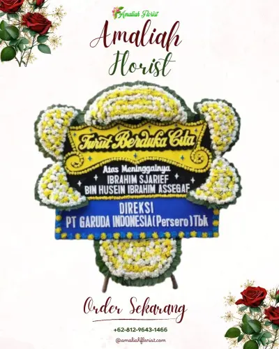 Papan Bunga Duka di Pringgokusuman