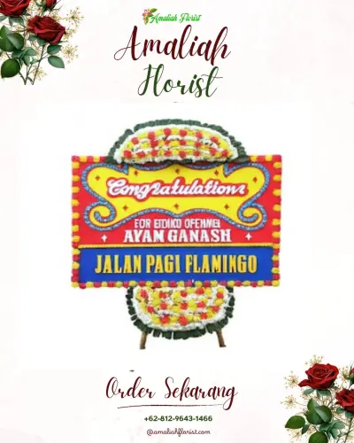 Bunga Papan Congratulation di Pringgokusuman